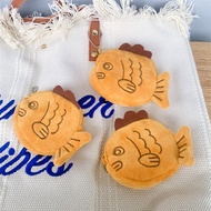 Dompet Koin Gantungan Kunci Keychain Boneka Ikan Taiyaki/Dompet Koin Multifungsi Aesthetic Boneka Ko