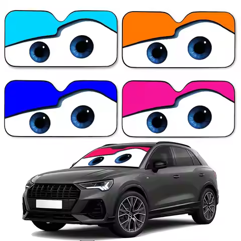 Lightning Mcqueen Angry Eyes Car SunShade Car Sunshade Covers Cover Universal Windscreen Folding Vis