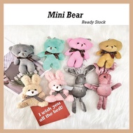 Teddy Bear Stuffed Toy Cute Bouquet Decoration Doll Bunny Flowers Deco Free Gift Wedding Doorgift Te