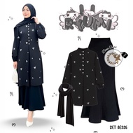 Fairylooks - 3 IN 1 Teenage Girls' Outfit (Tunic sabila + Mermaid Skirt + Pashmina Hijab) Modern Eid