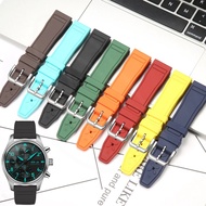 20 21 22mm Fluoro Rubber Watchband For IWC Pilot AMG Petronas F1 Waterproof Bracelet Quick Release P
