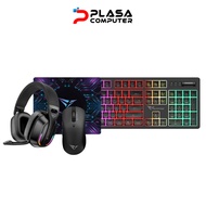 ALCATROZ X-CRAFT 4-in-1 USB COMBO GAMING KEYBOARD MOUSE MOUSEPAD HEADPHONE 4in1 COMBO GAMING