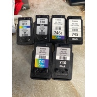 NO INK EMPTY  USED CANON  98 88 PG810 PG811 PG 47 CL 57  PG 40 89 99 PG 830 831 CL741 PG740for DIY C