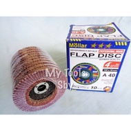 OT362 Harga 1 kotak Gerinda Amplas Kertas Gosok Susun Flap Disc 4 Moll
