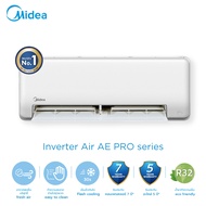 Midea แอร์ติดผนังไมเดีย M Pro Inverter Air AE PRO series (MSEPB) ขนาด 9000/12000 BTU