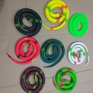 Creative Trick จำลองงูของเล่นงูยางนุ่มน่ากลัว Trick ยางงูสัตว์งูปลอมรอบหัวงู Cobra