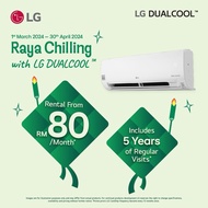 aircond LG PREMIUM DUAL inverter murah