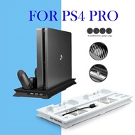 [Enjoy the small store] PS4 PRO ฐานระบายความEnjoy the small storeแนวตั้งคูลเลอร์ยืนควบคุมคู่แท่นชาร์จสำหรับ PlayStation4 Pro คอนโซลอุปกรณ์พัดลมระบายความEnjoy the small store