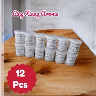 LING XIANG AROMA Menyan Mustaki White Arabic Frankincense Original Rubber Frankincense 12 Pcs