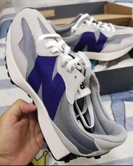 【全新】New Balance 327 灰藍休閒運動跑鞋