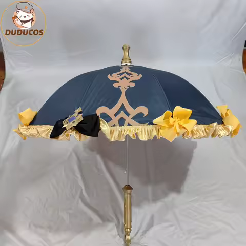 In Stock Navia Umbrella Cosplay warfare Props Costume Accessory Staff Model Gear Genshin Impact Hall