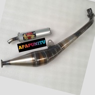 Y110 Ss 2 two exhaust racing ahm exhaust y100 alfa belle 100 satria 120 2-stroke ss2 fizR force1 Vcr