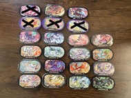 (多買多平）港版冒險樂園出品 pokemon mezastar 第三四彈 5-6 星謎擬Q帕路奇亞酋雷姆哲爾尼亞斯伊裴爾塔爾夢夢