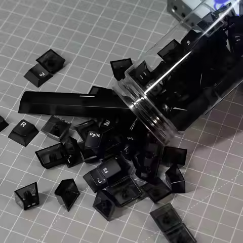 Akko PC Transparent Keycap Set Cherry Profile for 75%/65% Layout MX Keyboard (82-Key)