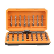 42-in-1 Magnetic Screwdriver Set with Ratcheting Handle Ergonomic Design High Hardness Multi Bit Mag