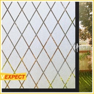 Frosted Window Film Sticker Non-Adhesive Glass Window Sticker Film Anti UV Window Sticker Decorative