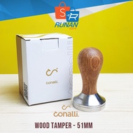 Wood Tamper Coffee 51mm Coffee press / Coffee tamper Barista Kayu Conalli 51 mm