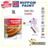 5L Nippon Paint Satin Glo 145 White