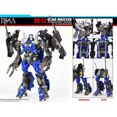 DNA Design DK-22 Gear Master Upgrade Accessory Pack for Studio Series SS-58 Roadbuster SS-63 Topspin
