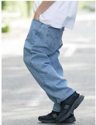 【29-44腰垮褲】美國 LEVIS 550 RELAXED Light Stone 淺藍石洗寬鬆直筒牛仔褲重磅568