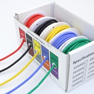 Flexible Silicone Wire and Cable 5 Colors in a Box Mixed Wire Tinned DIY High Quality Pure Copper Li