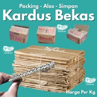 Kardus Bekas Bagus Utuh Kiloan Beragam Ukuran