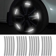 Tire Rim Sticker Auto Reflective Sticker Safety Luminous Stripe Wheel Hub Exterior Decoration for Ve