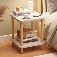 S/💖Bedside Table Simple Bedroom NordicinsWind Bedside Cabinet Table Rental House Rental Small Simple Rack PVHZ