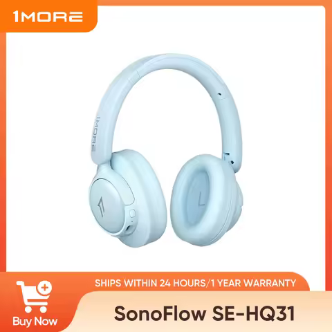 1MORE SonoFlow SE HQ31 Wireless Bluetooth Headphones -42dB Noise Cancelling Over-Ear Bluetooth Heads