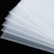Clear A4/A5 Holder L Waterproof Shape File 0.08/0.12/0.14/0.16/0.18/0.2mm Thick PP Material Folder O