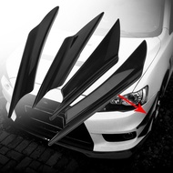 4pcs Car Body Spoiler Front Bumper Lip Splitter Fins Trim