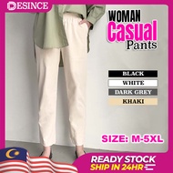 🇲🇾 DESINCE Seluar Panjang Unisex Casual Long Pants Straight Cut Trousers Loose Fit Plus Size Bottom 