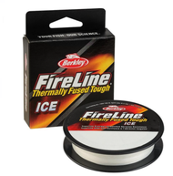 125 yard COLOR CRYSTAL BERKLEY FIRELINE THERMALLY FUSED TOUGH CRYSTAL BRAID FISHING LINE
