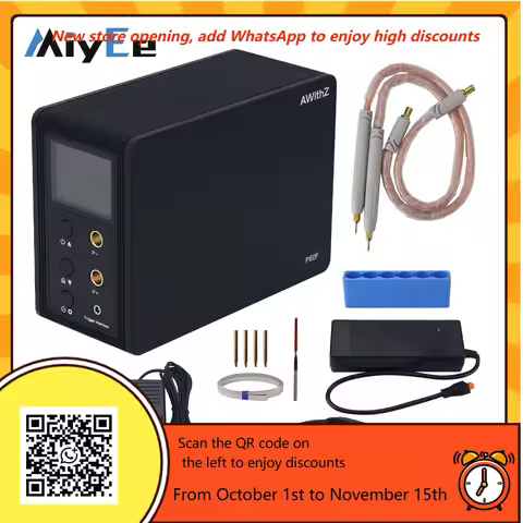 AWithZ P60F 29.2KW Spot Welder Supercapacitor Spot Welding Machine w/ 999 Gears for Large Batteries