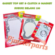 SUZUKI BELANG 150 / BELANG150 - GASKET TOP SET & GASKET MAGNET CLUTCH KLAC BLOCK HEAD EXHAUST ENGINE