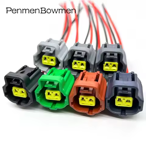 1 Set 2 Pin Car Coolant Temperature Sensor Electrical Cable Connector Wire Harness Plug 1JZ-GTE 2JZ-