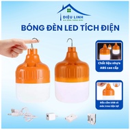 100W Waterproof LED Bulb - LED Light with Convenient Hanging Hook, 6-8h Charge