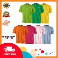 ESPIRIT Logo T-shirt Cotton T-shirt Unisex Boy & Girl Short sleeves Baju ESPIRIT Cotton Lengan Pende