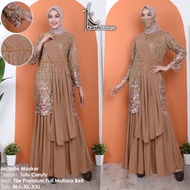 HARGA PROMO/COD/GAMIS DUYUNG SELENDANG MUTIARA/GAMIS DUYUNG SERUTI/GAMIS PESTA/GAMIS TERBARU/GAMIS