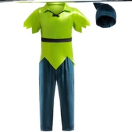 ชุดคอสเพลย์ Peter Pan สำหรับเด็กชาย ชุดฮอลลีวูด ชุดการแสดง ชุดฮาโลวีน ชุดวันเกิด ชุดประทับใจของ Disn