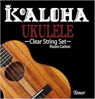 KoALOHA String Set FLK-TLG Ukulele Low-G String Set for Tenor (KoALOHA Ukulele Initial Strings Clear Fluorocarbon)
