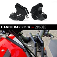 Motorcycle Handlebar Riser For Honda NX400 NX 400 NX500 NX 500 Accessories Handle Bar CNC Aluminum L