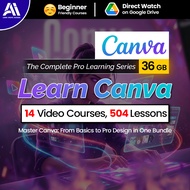 504 Canva Video Courses - 14 Set | Learn Canva 2025 | Canva AI 2025 | Canva Video Edit | Canva Magic
