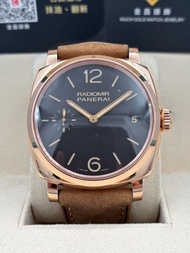 [SOLD OUT]二手 USED  PANERAI 沛納海 RADIOMIR 1940 3 DAYS PAM00515 黑色 18k金 淨錶 WATCH ONLY
