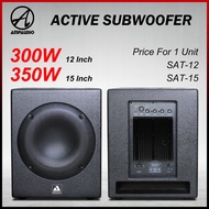 AmpAudio12Inch /15Inch  Powered Subwoofer Active Subwoofer with RCA Input and XLR Input Strong Bass