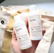 jmella (Travel set) เจเมล่า เซ็ทถนอมผิว DUO เจลอาบน้ำ+โลชั่น ขนาดพกพา [100ML.x2ขวด]exp.11/25