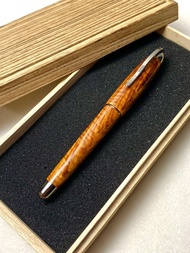 3952老山羊-那魯灣 黃花梨木 高清高亮版 彈鋼書法尖鋼筆