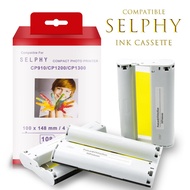 Topcolor KP108IN KP-36IN สำหรับ Canon Selphy CP1300 CP1200เครื่องพิมพ์ CP900 CP910 CP1000 Ink Cassette 6นิ้วกระดาษ