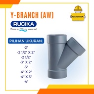 Tee Y 45 PVC Branch Tee - RUCIKA