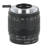 For -Compatible USB Digital Video Microscope Camera 35mm CCTV Lens C Mount TV Movie Lens for Industr